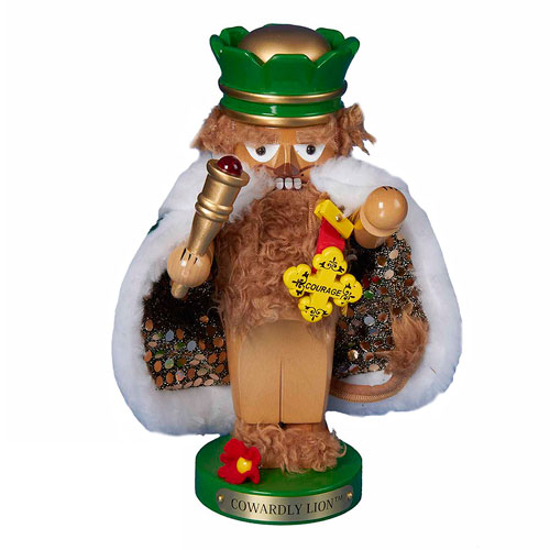 The Wizard of Oz Cowardly Lion Chubby Oz 11-Inch Nutcracker